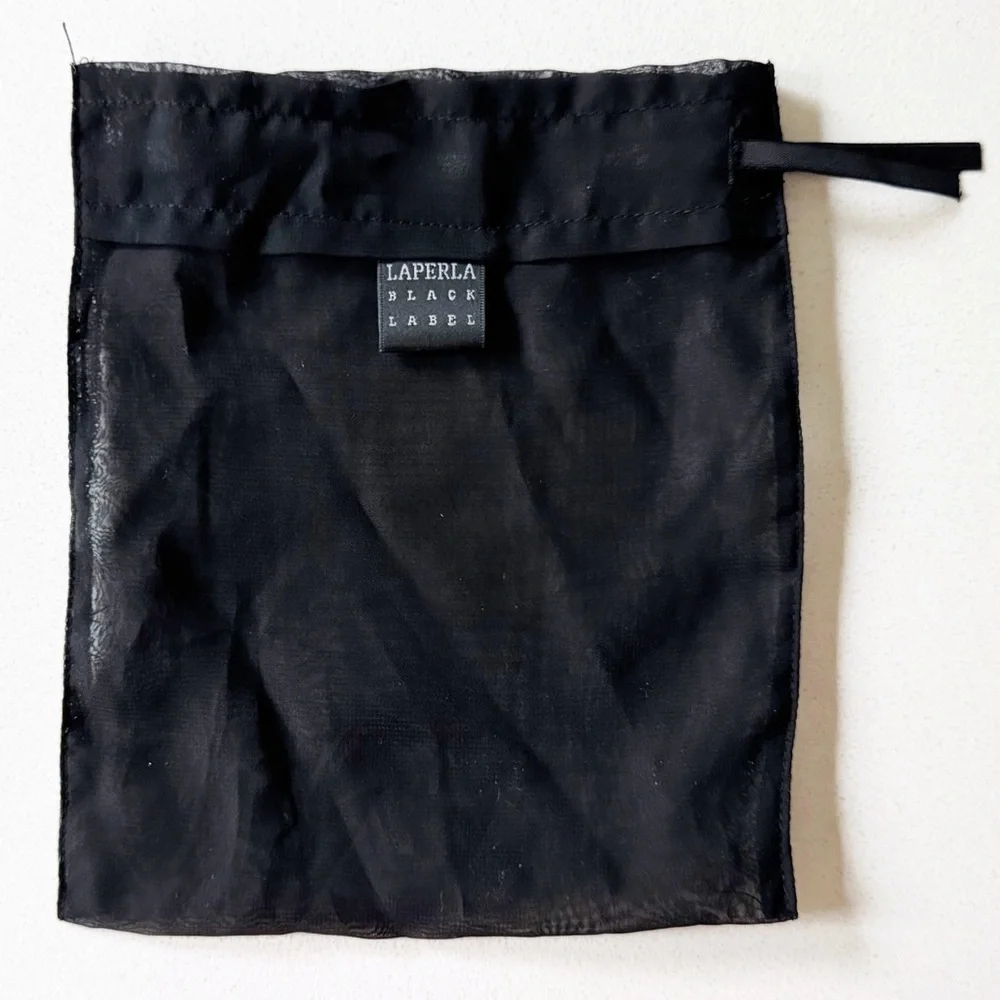 La Perla Black Mesh Storage Bag - Picture 1 of 5